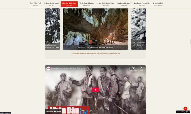 Những câu nói, lời căn dặn của Bác Hồ được lồng ghép gần gũi, thân thiện trong sản phẩm.

