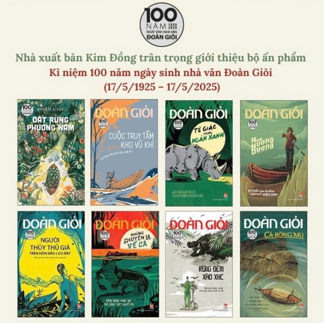 Bộ sách của Đoàn Giỏi do NXB Kim Đồng vừa tái bản.