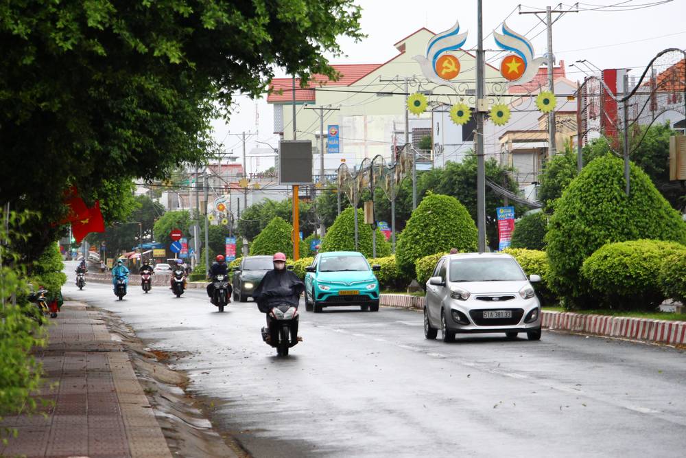 Mưa diện rộng xuất hiện trên địa bàn tỉnh.