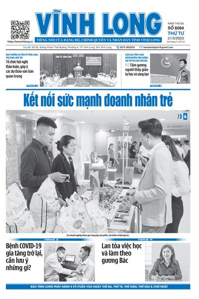 Xem báo in số 6084 thứ tư ngày 21/5/2025