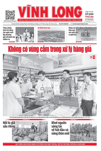 Xem báo in số 6088 thứ ba ngày 27/5/2025