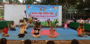 Gần 400 em thiếu nhi tham gia Ngày hội thiếu nhi