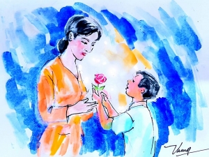 Hạnh phúc của mẹ