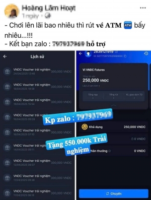 Cảnh báo thủ đoạn dụ dỗ
tham gia đầu tư tài chính trên mạng