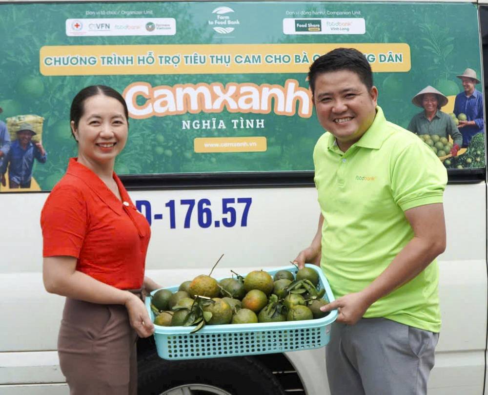 Chương trình “Cam xanh nghĩa tình” nhằm hỗ trợ kết nối, tiêu thụ cam cho nông dân trên địa bàn.
