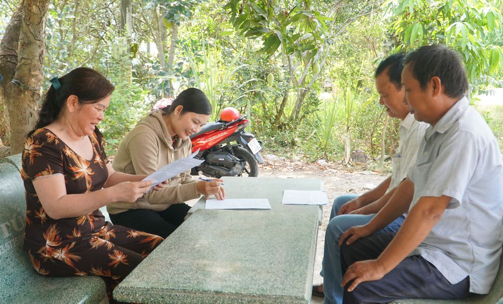 Khắc sâu lời Bác về phát triển nông nghiệp, mô hình trồng dừa hữu cơ mang lại thu nhập khá cho nhiều người dân xã Trung Nghĩa (huyện Vũng Liêm).