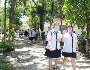 Học sinh tự tin bước vào kỳ thi tốt nghiệp THPT