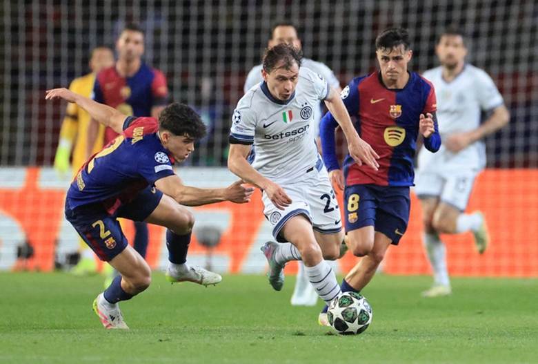 Inter Milan (giữa) sẵn sàng quật ngã Barca trên sân nhà San Siro - Ảnh: REUTERS


