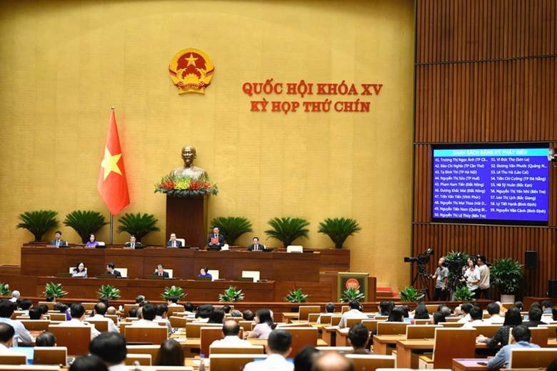 
Quốc hội thảo luận tại Hội trường về dự thảo Nghị quyết của Quốc hội sửa đổi, bổ sung một số điều của Hiến pháp năm 2013 và dự thảo Luật Tổ chức chính quyền địa phương (sửa đổi)