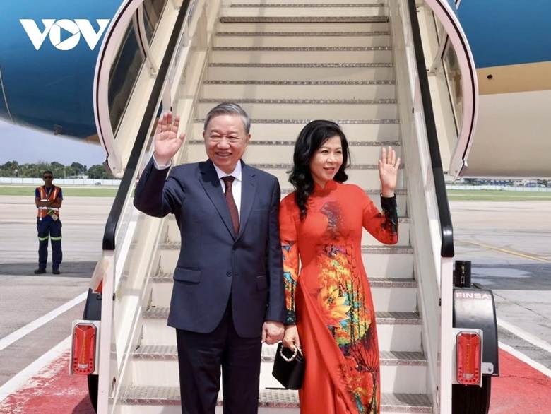  
Tổng Bí thư Tô Lâm và Phu nhân Ngô Phương Ly