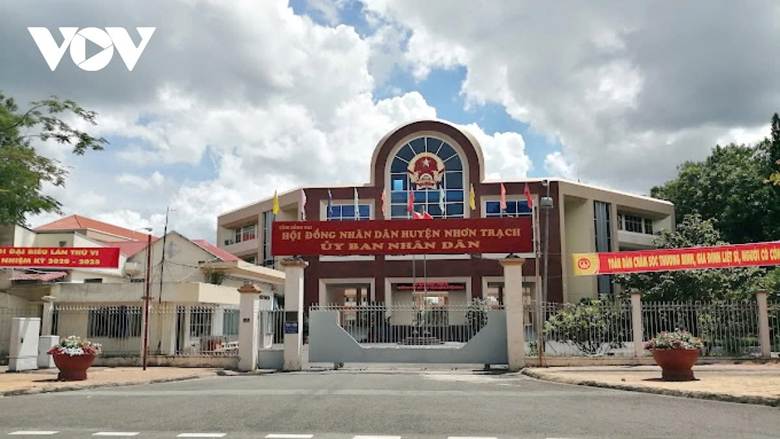Trụ sở UBND huyện Nhơn Trạch, tỉnh Đồng Nai (Ảnh: Duy Phương)

