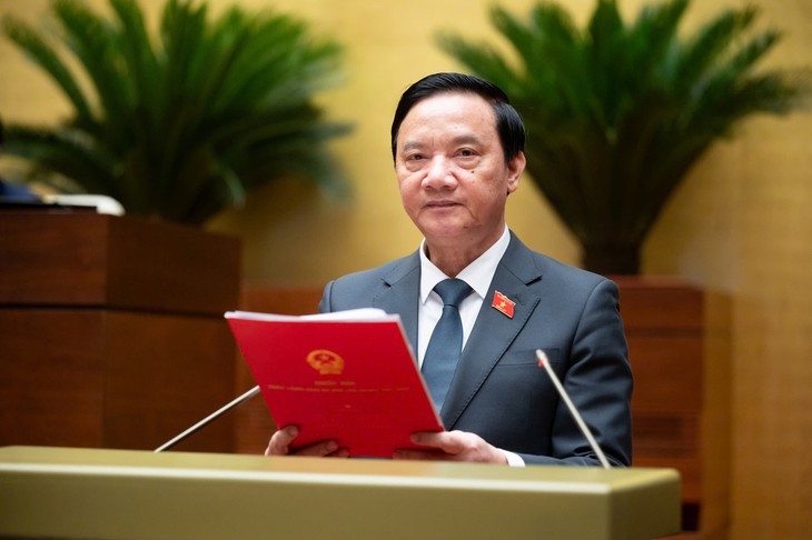 Phó chủ tịch Quốc hội Nguyễn Khắc Định - Ảnh: GIA HÂN

