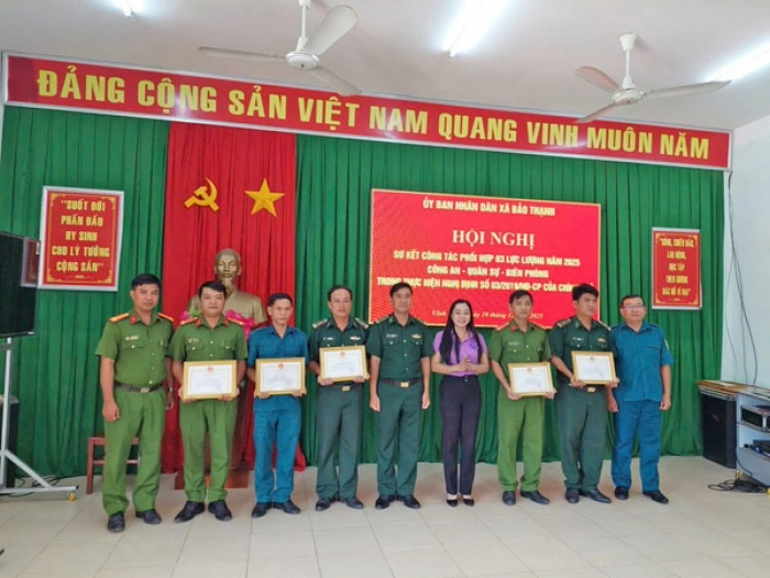 Bảo Thạnh phối hợp bảo đảm an ninh trật tự biên giới biển