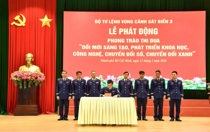 Bộ Tư lệnh Vùng Cảnh sát biển 3 đẩy mạnh ứng dụng khoa học, công nghệ và chuyển đổi số