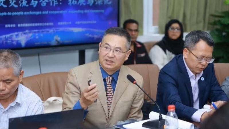 Ông Thành Hán Bình, Giáo sư, Tiến sĩ, Viện trưởng điều hành Viện nghiên cứu khu vực và quốc gia kiêm Giám đốc Trung tâm nghiên cứu Việt Nam thuộc Trường đại học Chiết Giang (Trung Quốc). (Ảnh do nhân vật cung cấp)