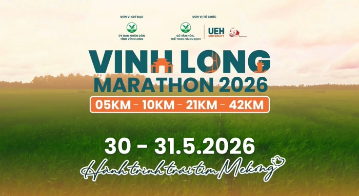 Vĩnh Long Marathon 2026 - Hành trình Trái tim Mekong