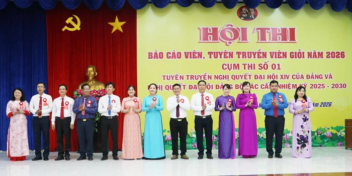 Hội thi báo cáo viên, tuyên truyền viên giỏi Cụm thi số 1