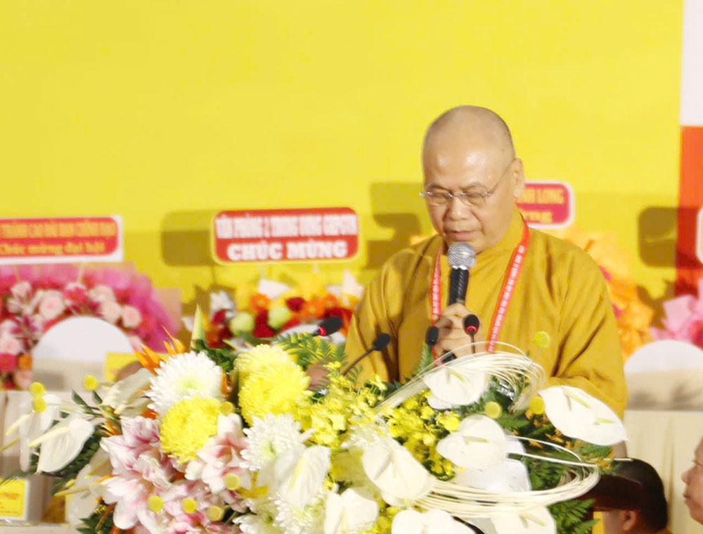 Thượng toạ Thích Minh Đạo. Ảnh: NGỌC XOÀN