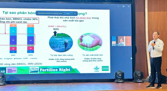 Hội thảo Kết nối chuỗi cung ứng phân bón trong canh tác lúa 1 triệu hecta chất lượng cao, phát thải thấp