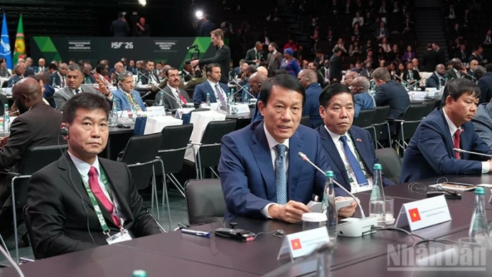 Bộ trưởng Công an Lương Tam Quang dự Diễn đàn An ninh Quốc tế lần thứ nhất tại Nga