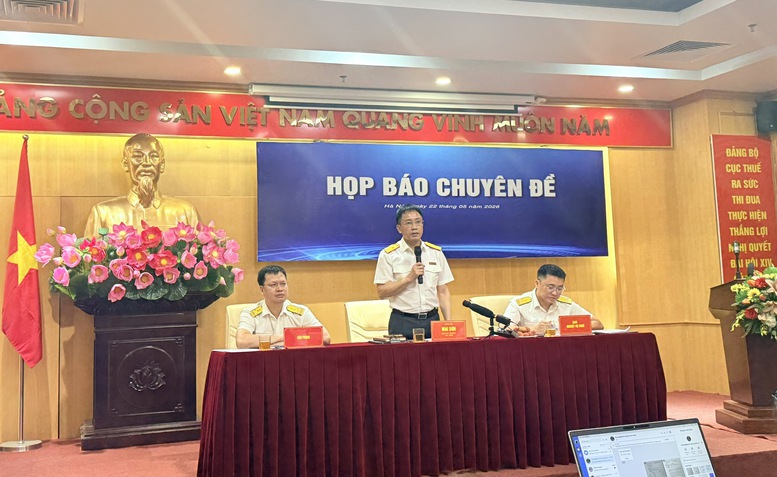 Cục Thuế đã tổ chức họp báo chuyên đề nhằm thông tin rộng rãi tới các cơ quan báo chí về vấn đề tạm hoãn xuất cảnh - Ảnh: VGP