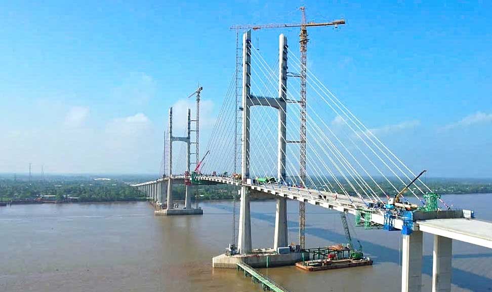 Giao thông kết nối vùng- Mở không gian phát triển mới Dự án cầu Rạch Miễu 2 hoàn thành sẽ tăng cường kết nối với Đồng Tháp và TP Hồ Chí Minh.