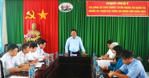Giám sát việc tổ chức vận hành thử nghiệm hoạt động chính quyền cấp xã tại xã Quới Thiện (mới)