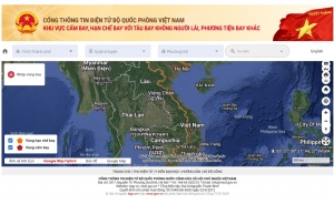 Bộ Quốc phòng công bố khu vực cấm bay cấm bay UAV, flycam và thiết bị bay