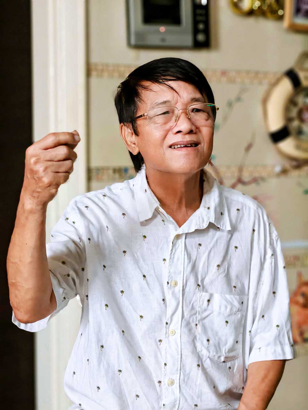 Nhà báo Huỳnh Dũng Nhân: “Công nghệ không thể thay thế đôi chân đi, con mắt thấy và trái tim cảm nhận”.