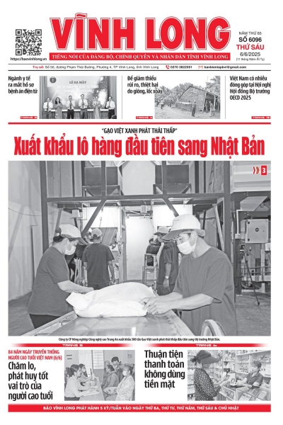 Xem báo in số 6096 thứ sáu ngày 6/6/2025