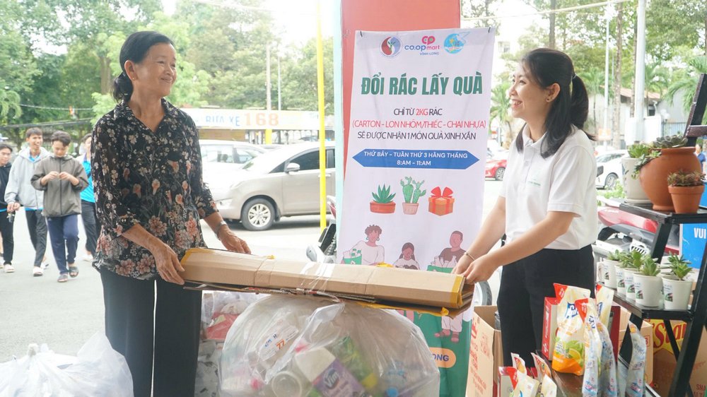 Chương trình thu gom được khoảng 250-300 kg/lần