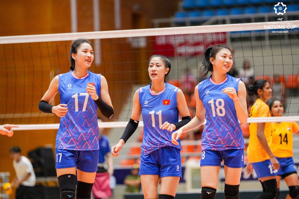 Bóng chuyền nữ Việt Nam là ĐKVĐ AVC Nations Cup. Ảnh: thethaovanhoa.vn

