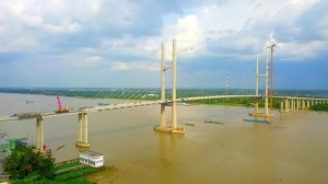 Cầu Rạch Miễu 2 đã hoàn thành 95%