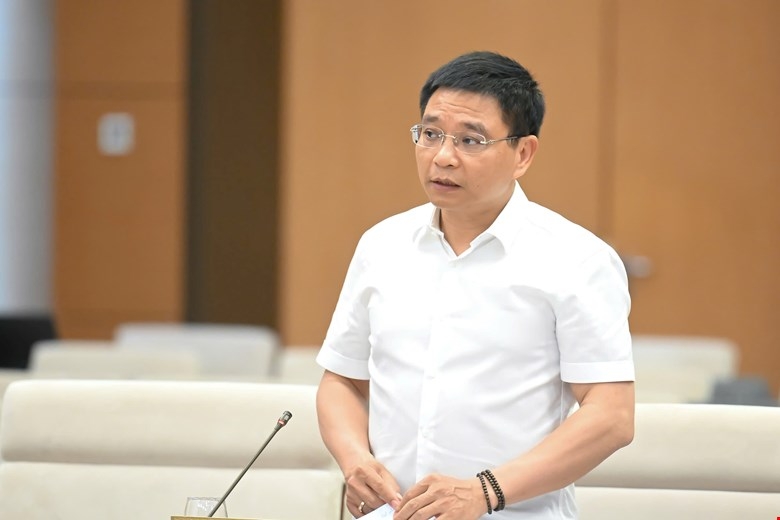 Bộ trưởng Bộ Tài chính Nguyễn Văn Thắng. (Ảnh: Quốc hội)
