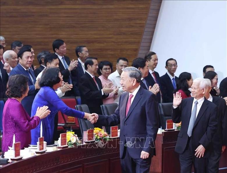 Lãnh đạo Đảng, Nhà nước dự Lễ công bố các nghị quyết, quyết định sáp nhập đơn vị hành chính