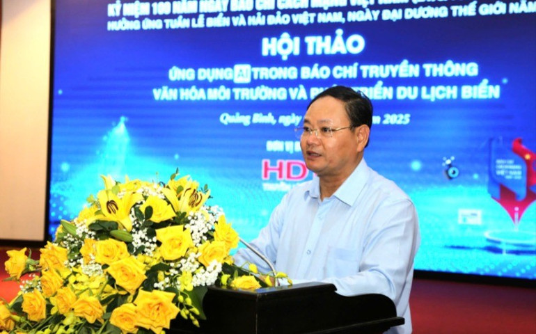 Thứ trưởng Lê Minh Ngân phát biểu tại hội thảo.