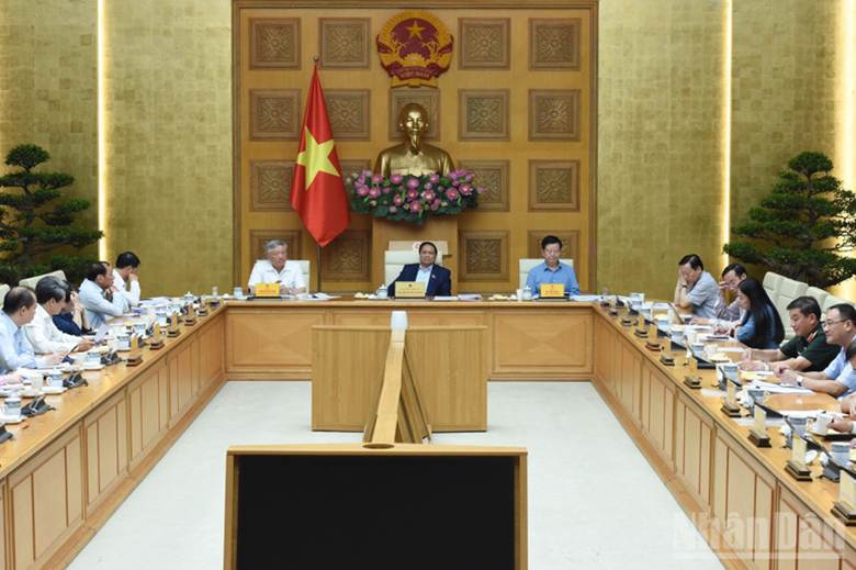 Quang cảnh cuộc họp. (Ảnh: TRẦN HẢI)
