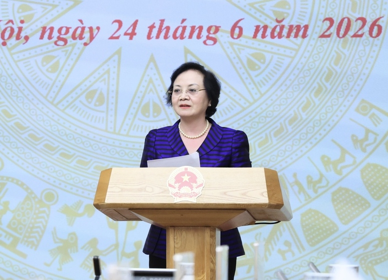 Phó Thủ tướng Phạm Thị Thanh Trà phát biểu tại buổi lễ. Ảnh: VGP/Thu Giang
