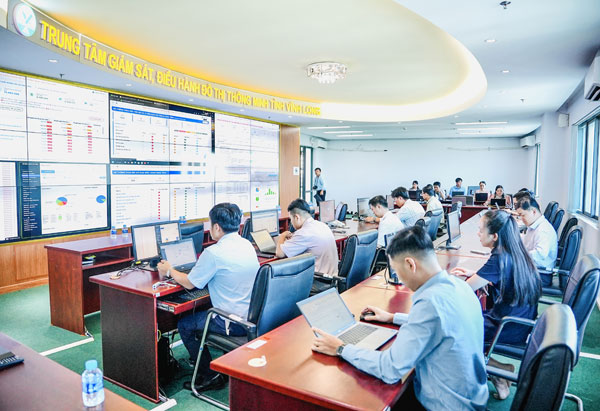 Trung tâm Giám sát, điều hành đô thị thông minh tỉnh đã tích hợp 19 phân hệ trọng tâm, bao phủ nhiều lĩnh vực.