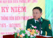 Họp mặt kỷ niệm 50 năm Ngày truyền thống Đồn Biên phòng Mỹ Long