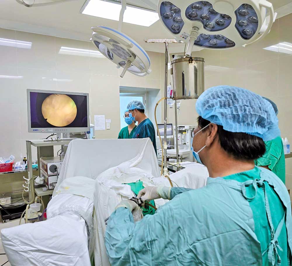 Nhiều trang thiết bị y tế hiện đại đã được đưa vào sử dụng tại BVĐK Vĩnh Long. 