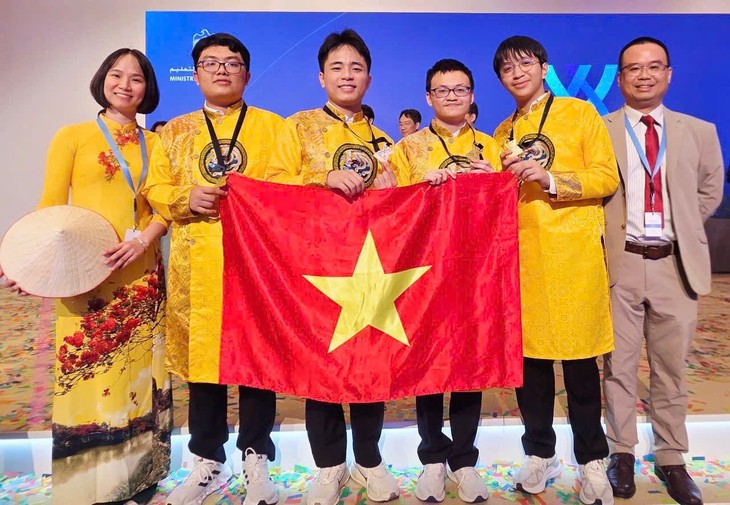 Đội tuyển học sinh Việt Nam tại ICHO năm 2025 - Ảnh: BỘ GD-ĐT
