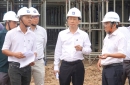 Phó Chủ tịch UBND tỉnh Nguyễn Trúc Sơn kiểm tra tiến độ dự án Bệnh viện Đa khoa tỉnh Bến Tre