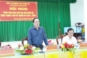 Kiện toàn sắp xếp tổ chức bộ máy, chuẩn bị các điều kiện cần thiết để tiến hành đại hội