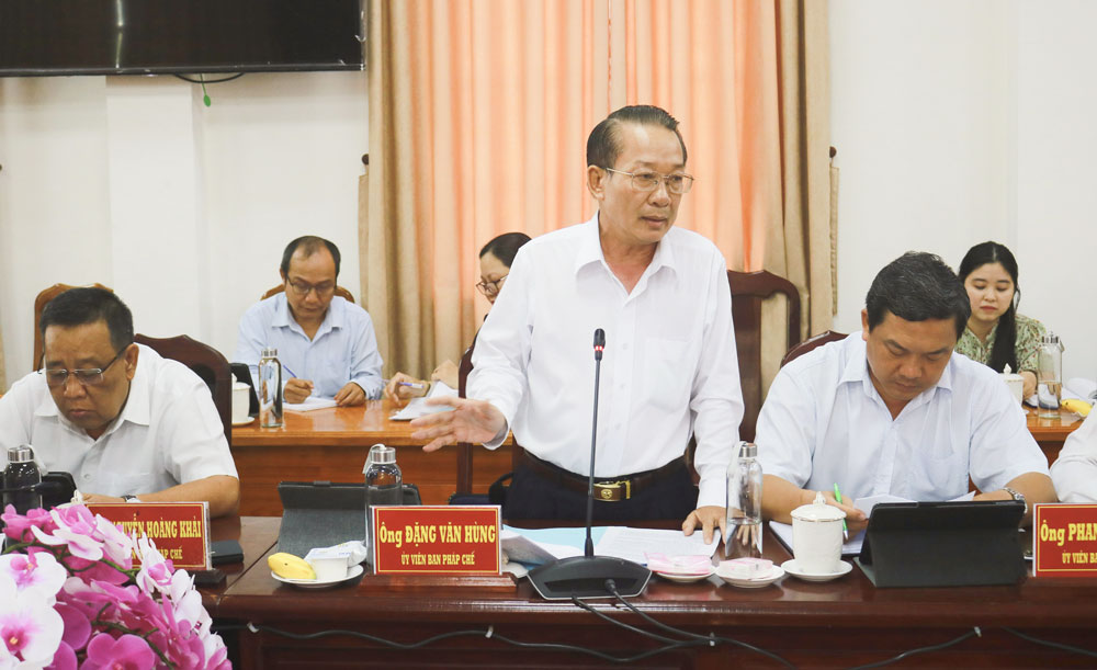 Đại biểu tham gia thảo luận và làm rõ nội dung các báo cáo, tờ trình.