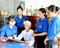 Tuổi trẻ Long Đức với công tác đền ơn đáp nghĩa