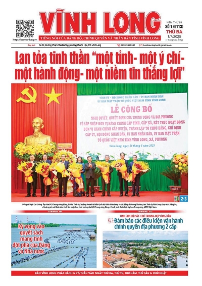 Xem báo in số 1 (6113) thứ ba ngày 1/7/2025