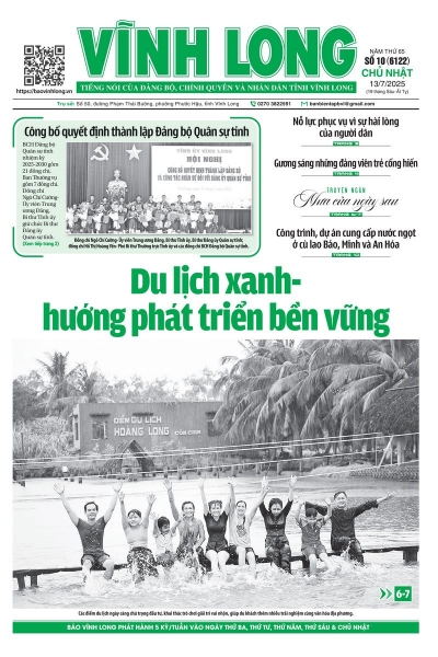 Mời bạn đọc xem báo in số 10 (6122) chủ nhật ngày 13/7/2025