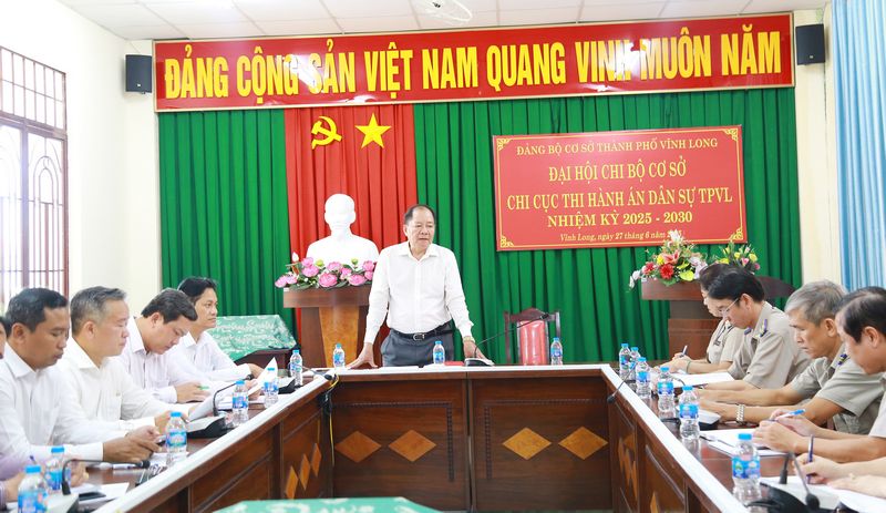 Đoàn công tác của Ban Nội chính Tỉnh ủy làm việc với Phòng Thi hành án dân sự khu vực 1- Vĩnh Long.