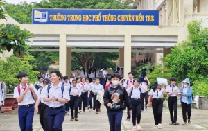 Điểm chuẩn tuyển sinh lớp 10 năm học 2025-2026 của các trường THPT khu vực Bến Tre (cũ)